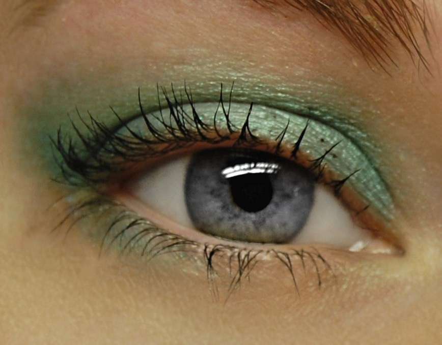 Makeup verde per occhi verdi