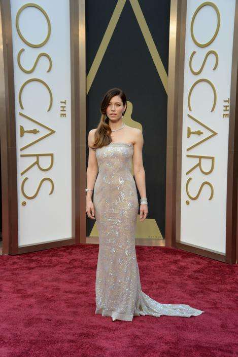 Vestiti red carpet Oscar 2014 - Jessica Biel