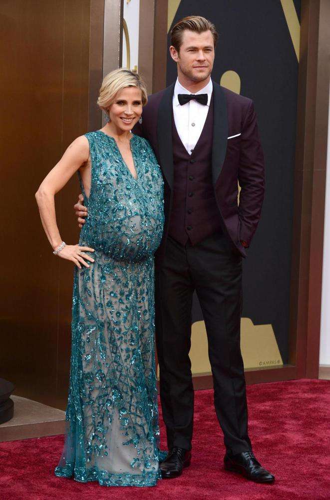 Vestiti red carpet Oscar 2014 - Elsa Pataky e Chris Hemsworth