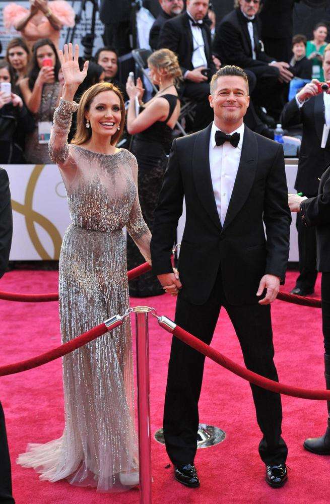 Vestiti red carpet Oscar 2014 - Angelina Jolie e Brad Pitt