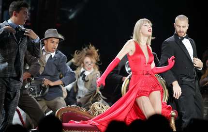 Taylor Swift vestito rosso