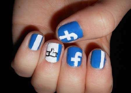 Nail art like di facebook