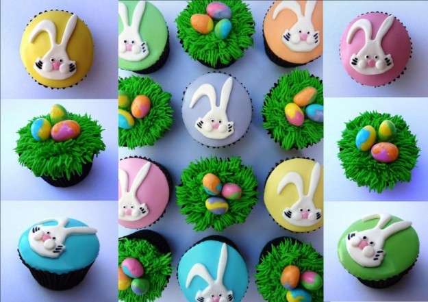 Cupcake con coniglietto di Pasqua