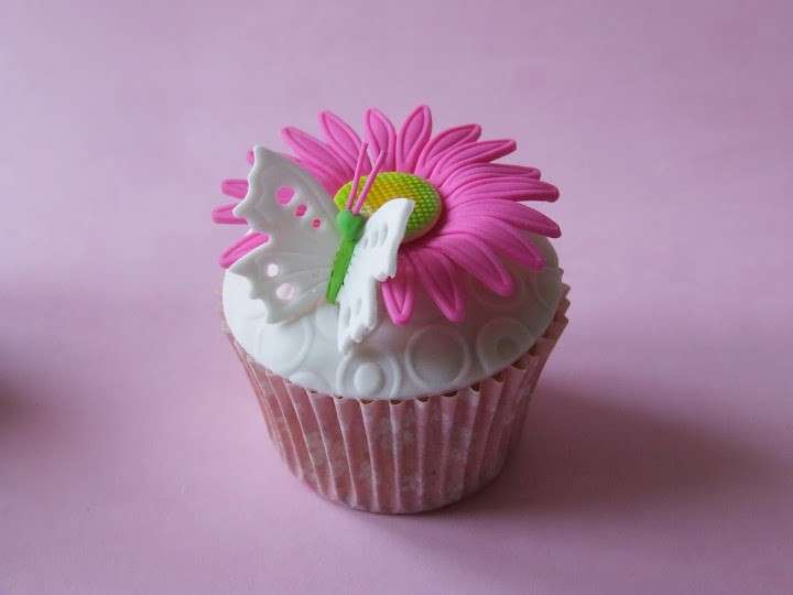 Cupcake con farfalla