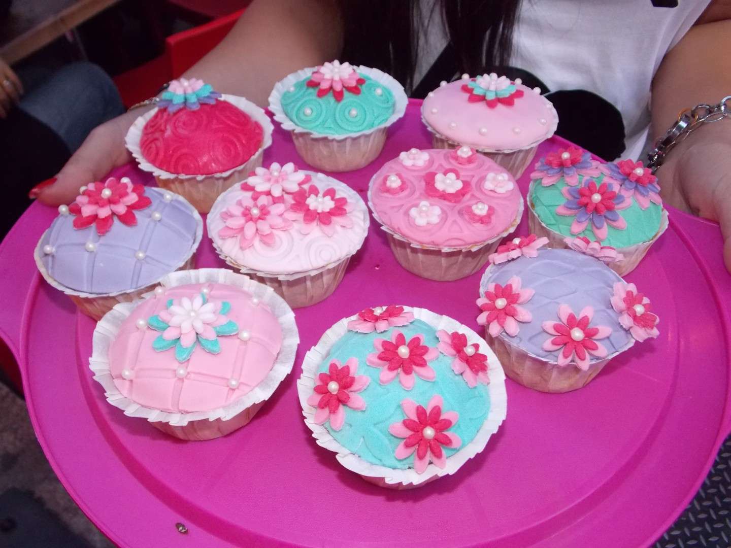 Cupcake dolci e colorate