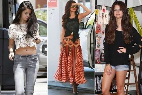 Selena Gomez veste casual