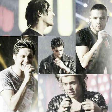 One Direction - Where We Are Tour - Sotto la pioggia