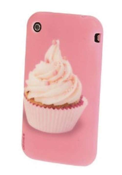Cover rosa con cupcake
