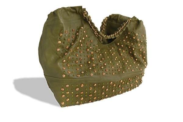 Shopping bag verde militare
