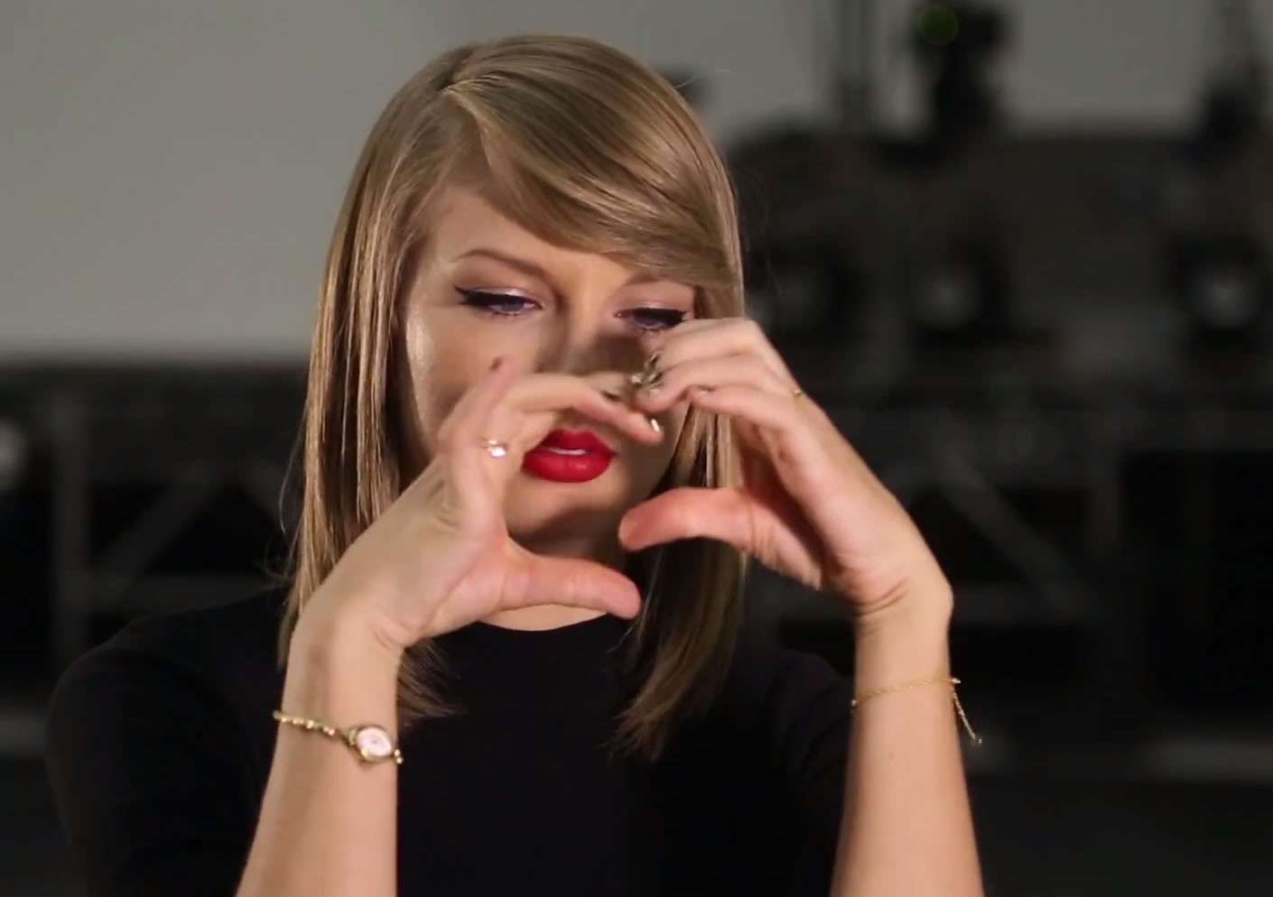 Taylor Swift sul set di Shake It Off