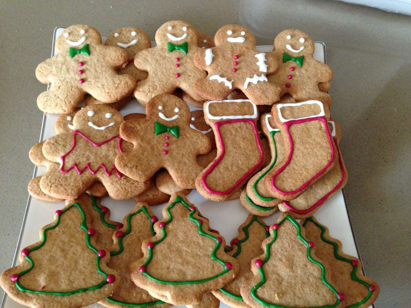 Biscotti di pan di zenzero per Natale
