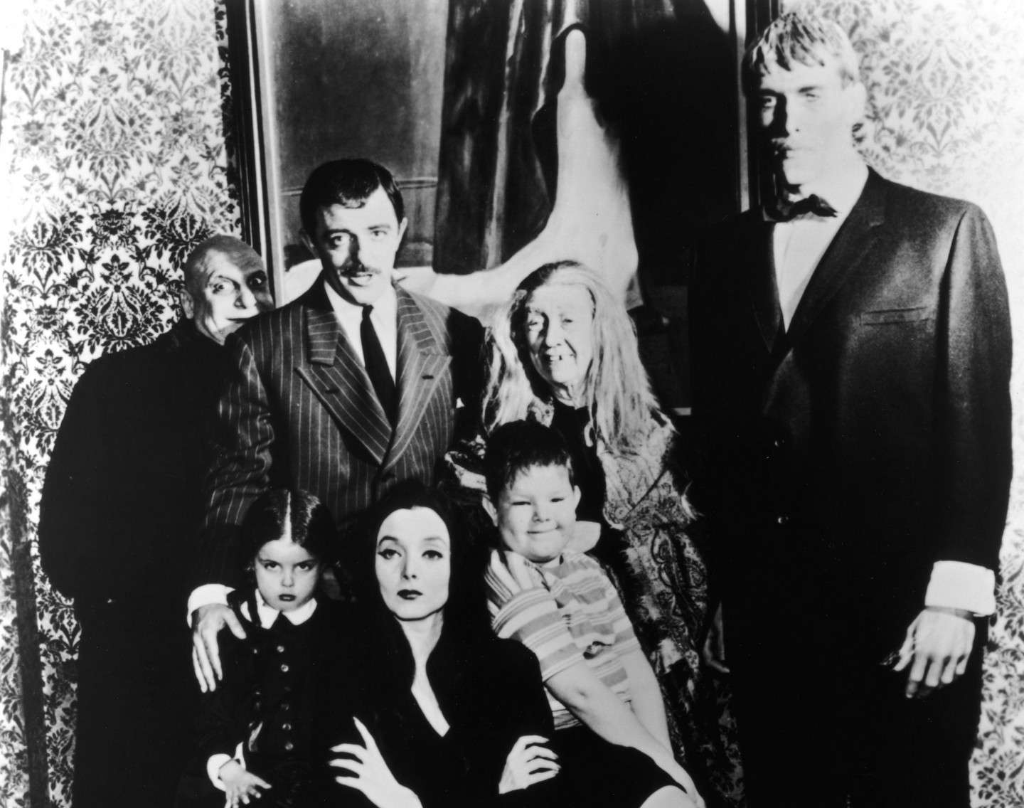 I protagonisti della famiglia Addams
