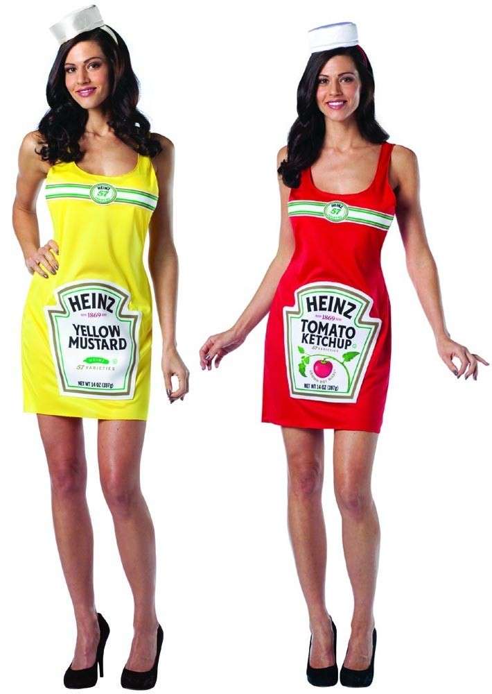 Senape e ketchup, costumi perfetti per le amiche