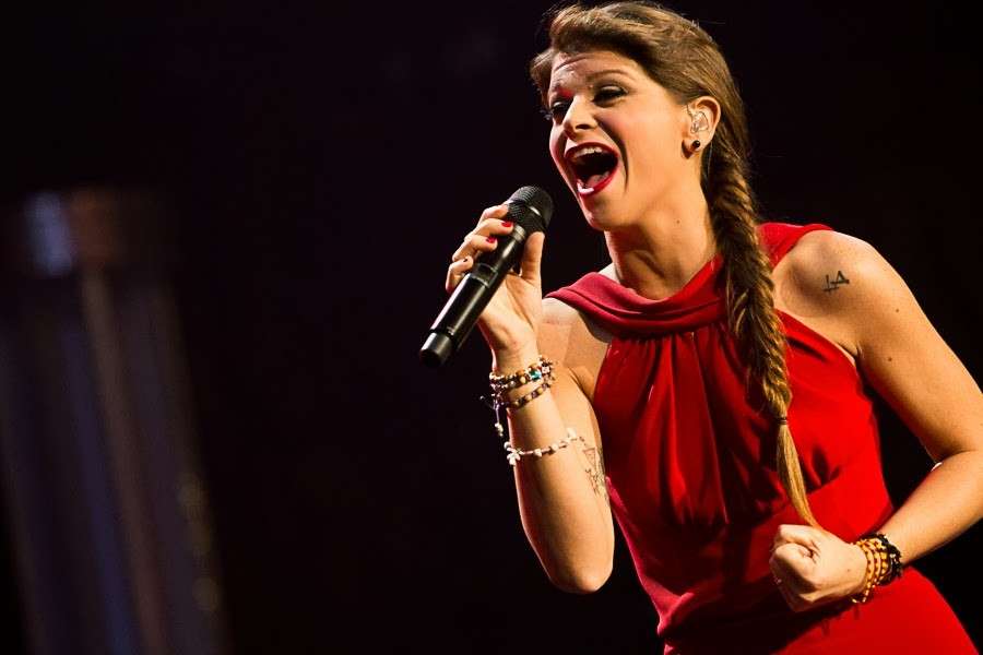 La cantante Alessandra Amoroso 