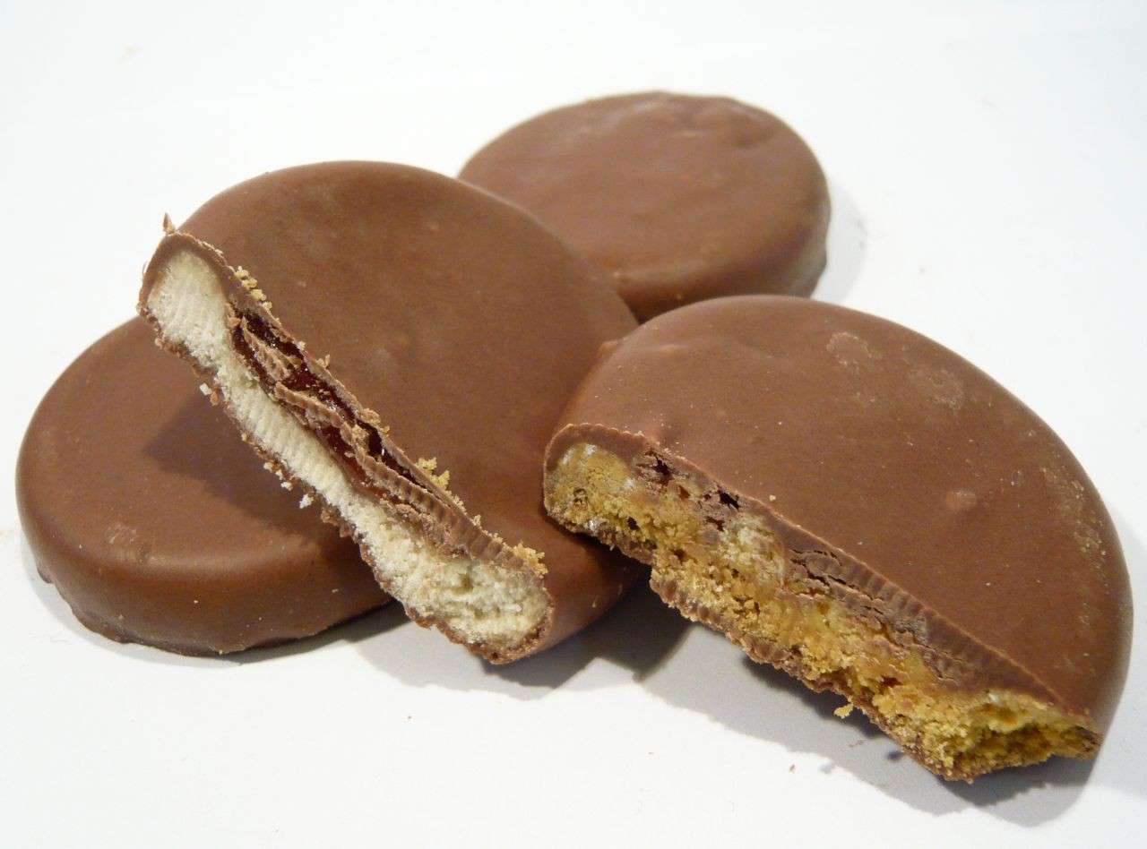 Biscotti al cioccolato e caramello