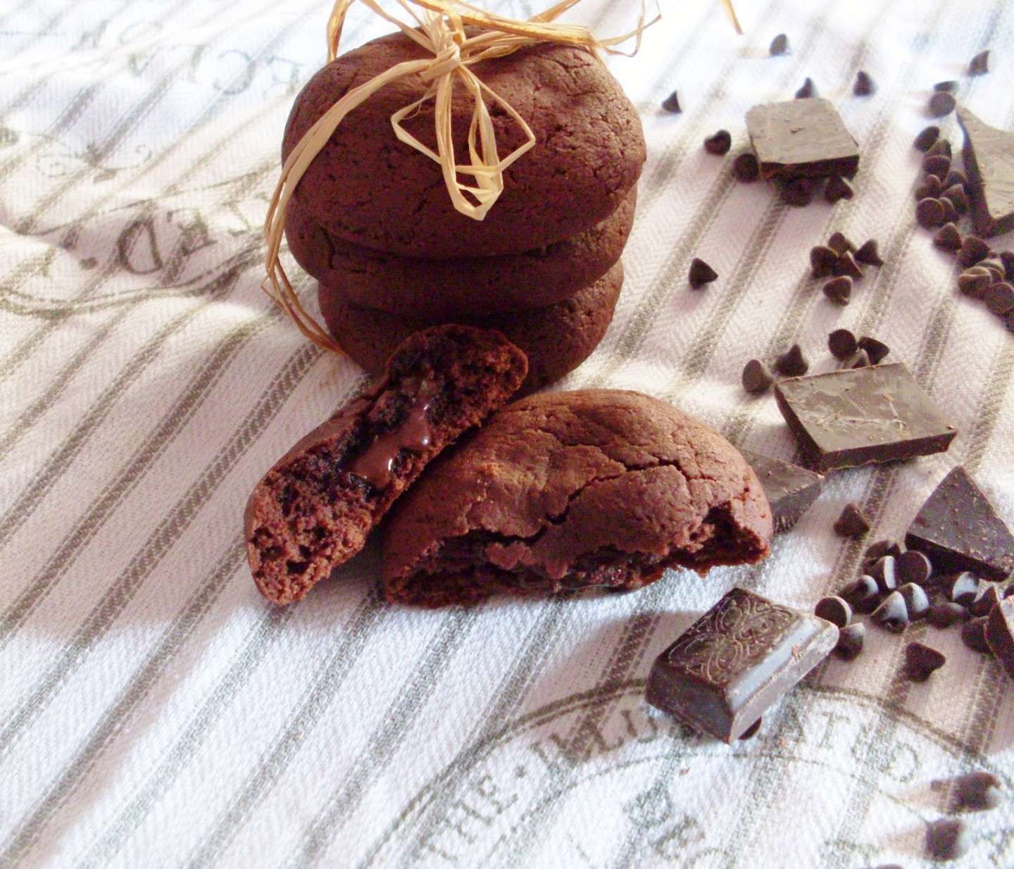 I biscotti morbidi al cioccolato