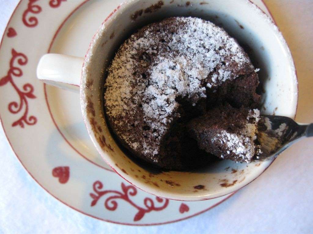 Mug cake al cacao
