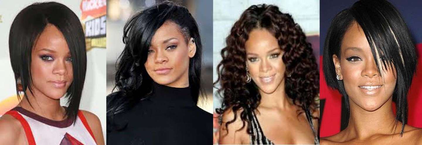 Tante acconciature della cantante Rihanna