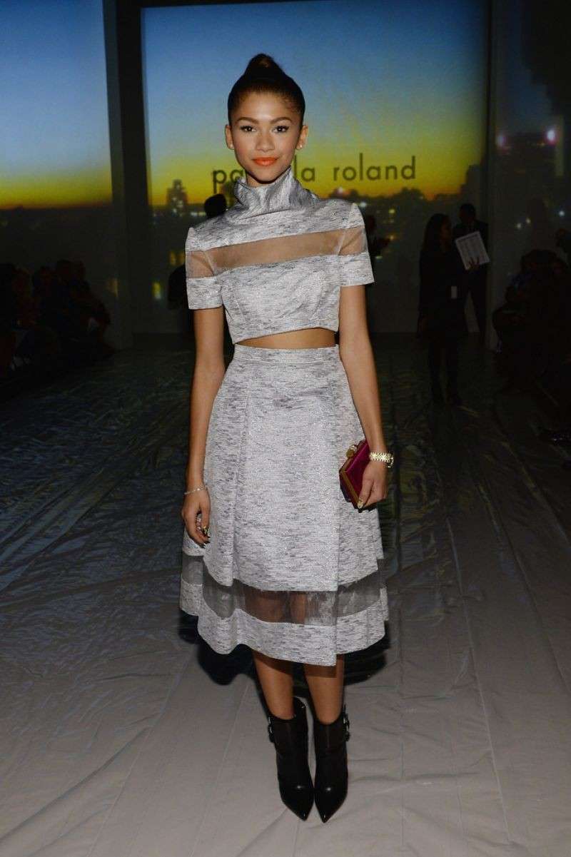 Zendaya al Pamella Roland Fashion Show NYC