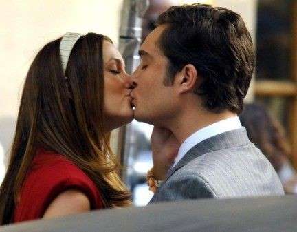Il bacio tra Blair e Chuck in Gossip Girl