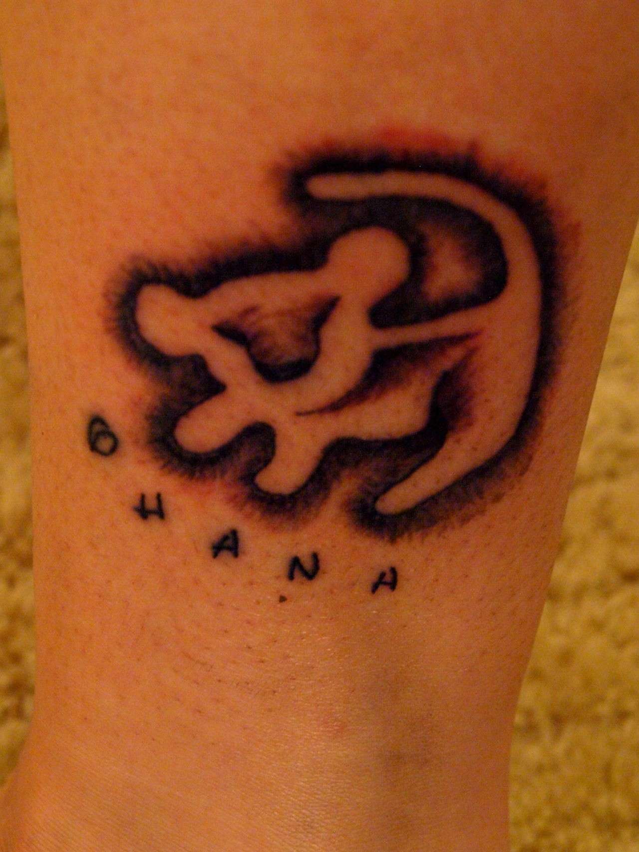 Tatuaggio di Simba e la Ohana