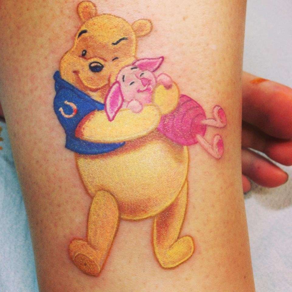 Tatuaggi Disney: Pimpi e Winnie the Pooh