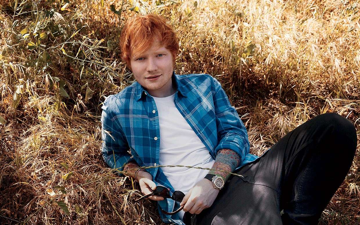Ed Sheeran e le foto per l'album