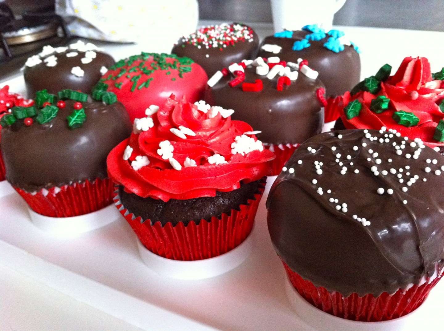 Cupcakes natalizi, tante idee
