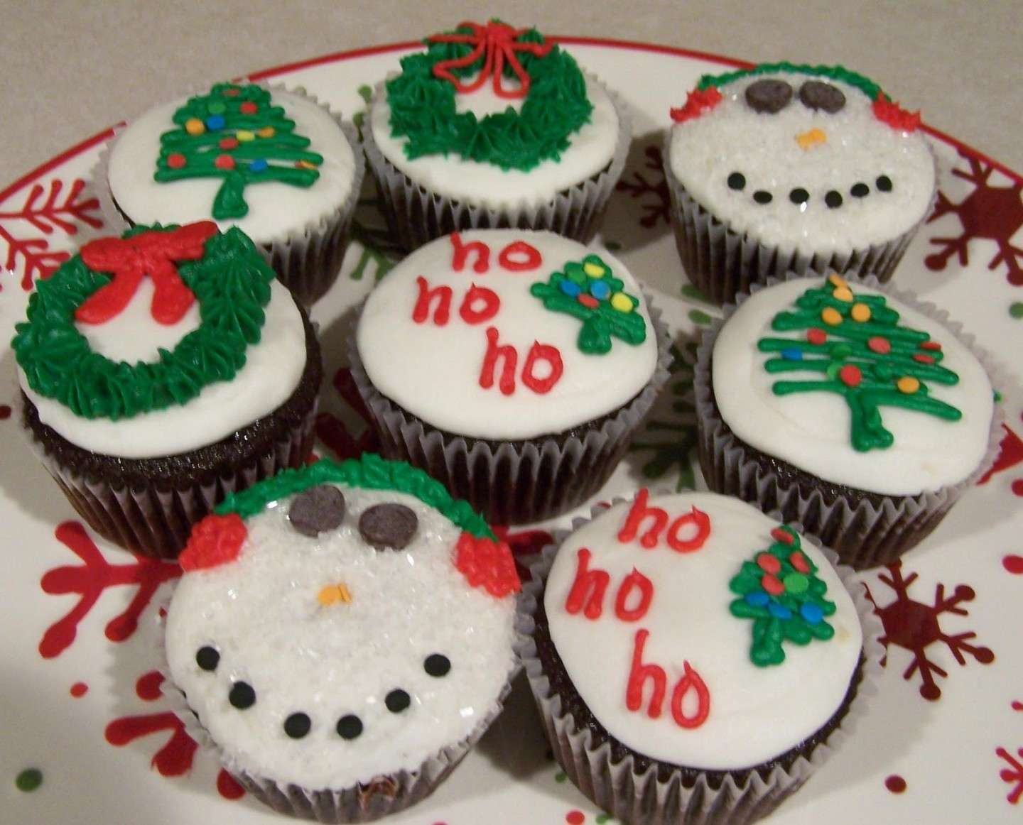 Cupcakes a tema natalizio Natale