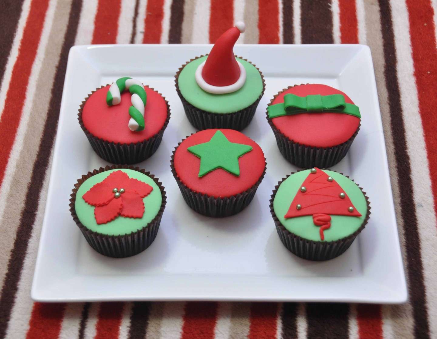Facili cupcakes di Natale