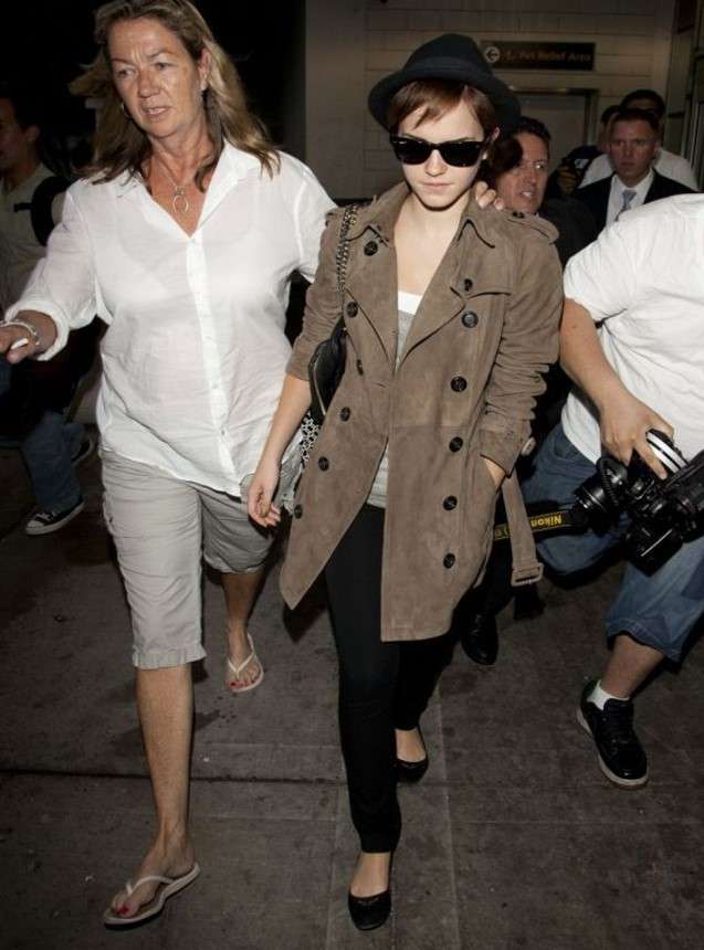Emma Watson ed il cappotto di renna