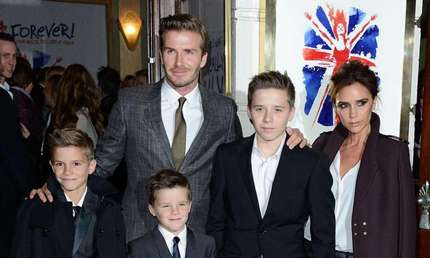 Brooklyn Beckham foto di famiglia