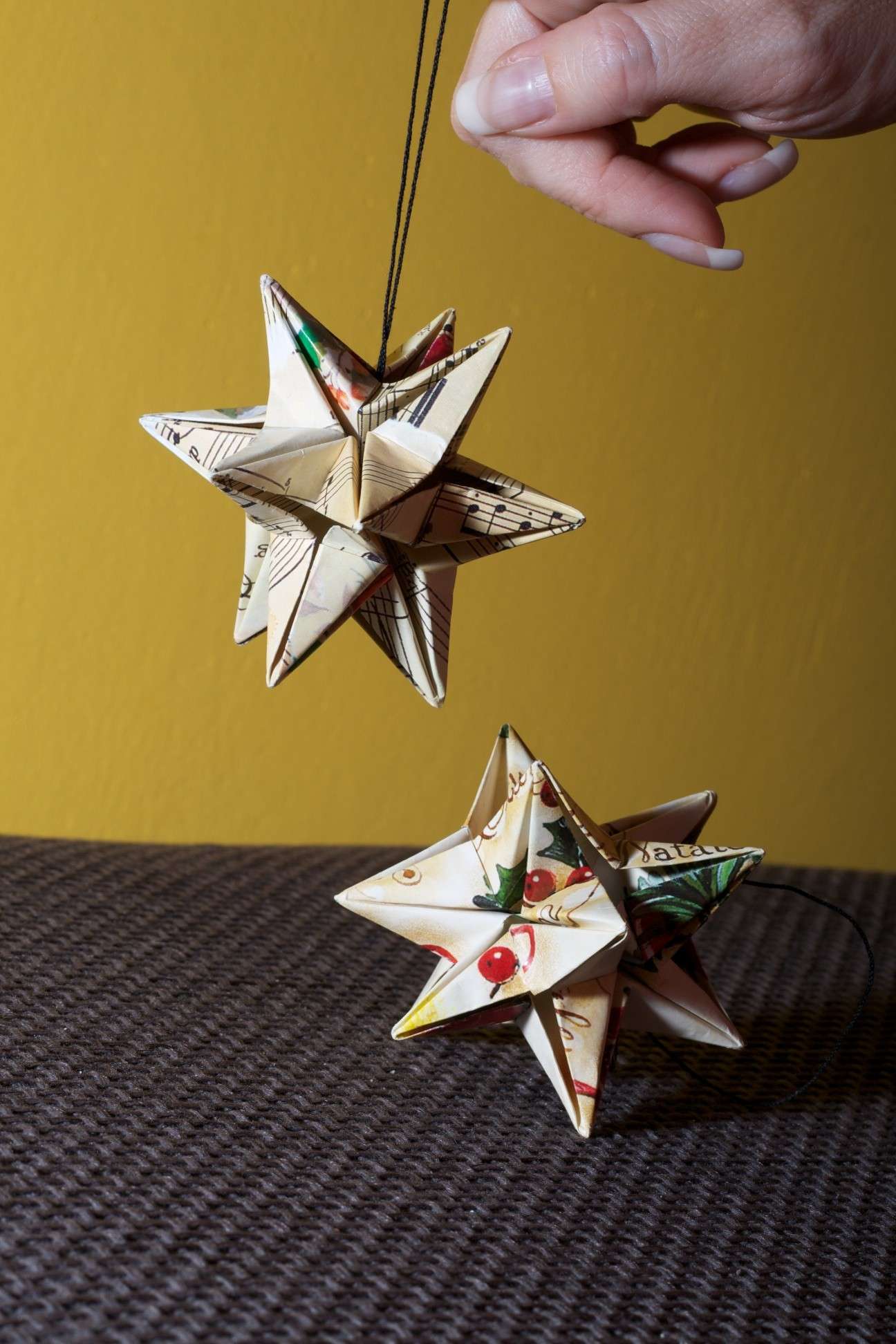 Stelline tridimensionali di origami