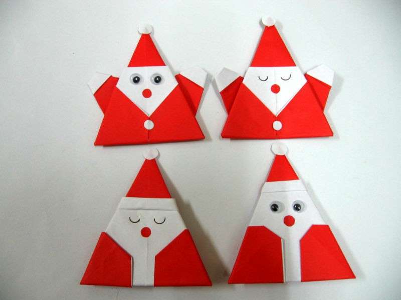 Babbi Natale di origami
