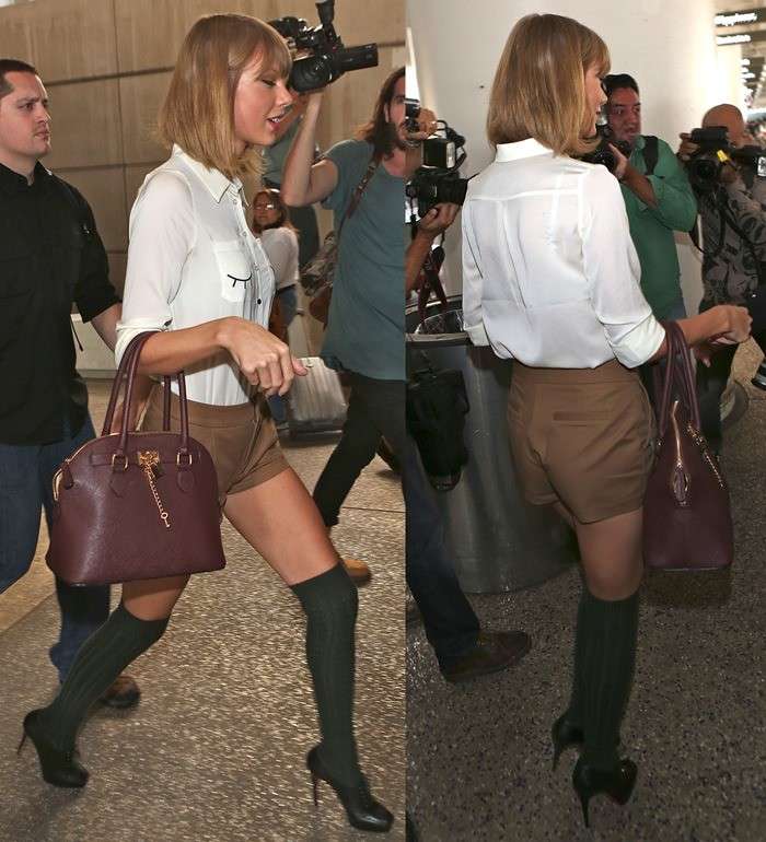 Taylor Swift e le parigine verdi