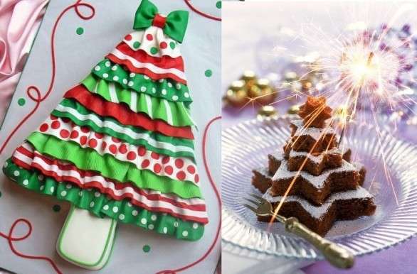 Idee per torte a forma di albero di Natale