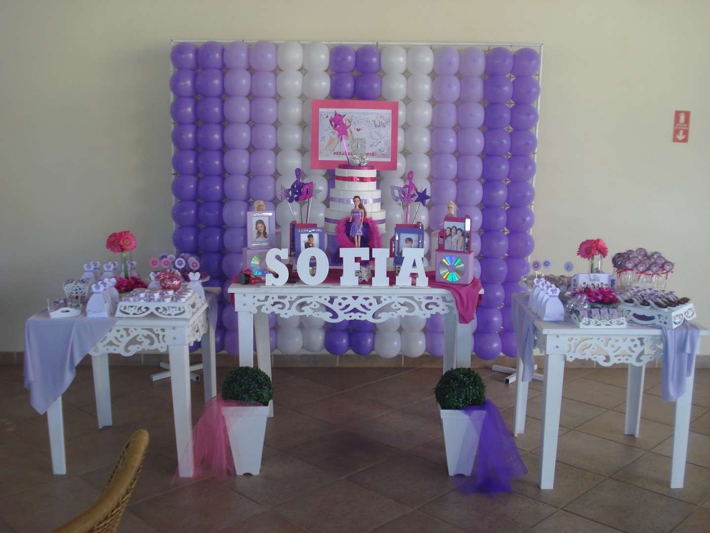 Una festa in tema Violetta