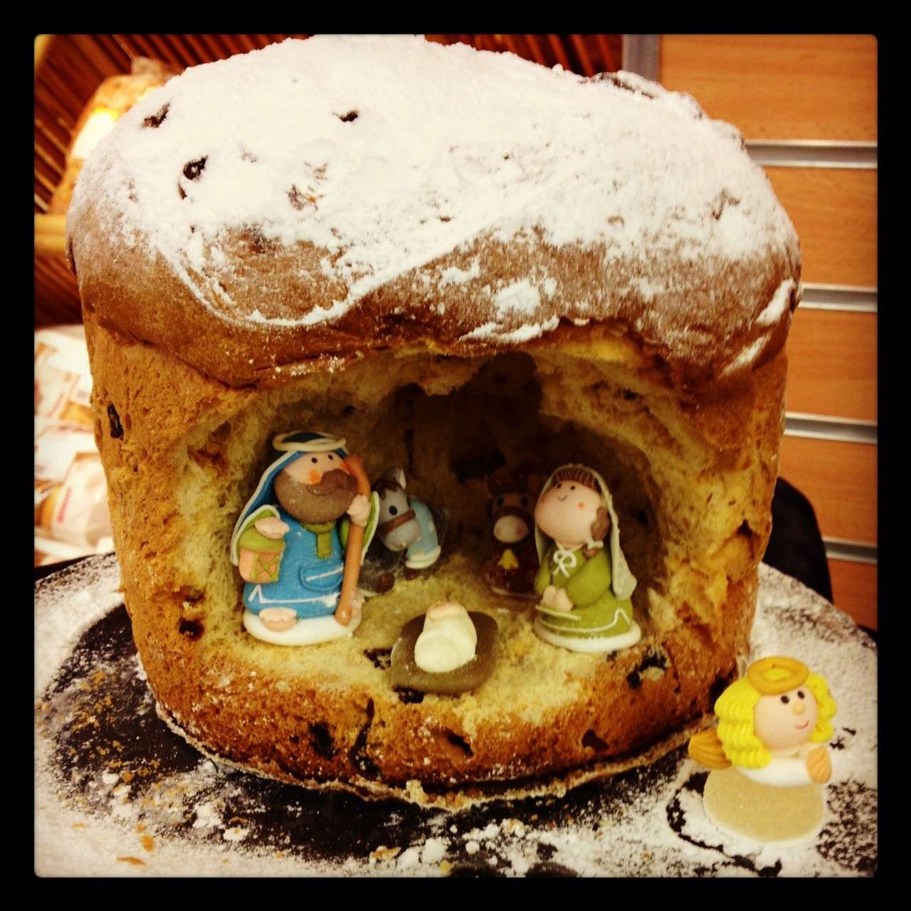 Dolcissimo presepe in panettone