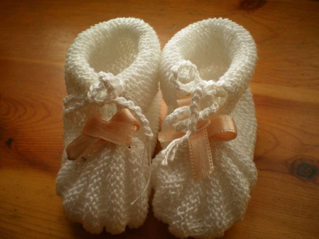 Babbucce di lana per neonato da regalare