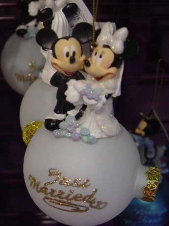 Palline di Natale Disney: Just married