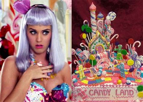 La torta di Candy Land per Katy Perry