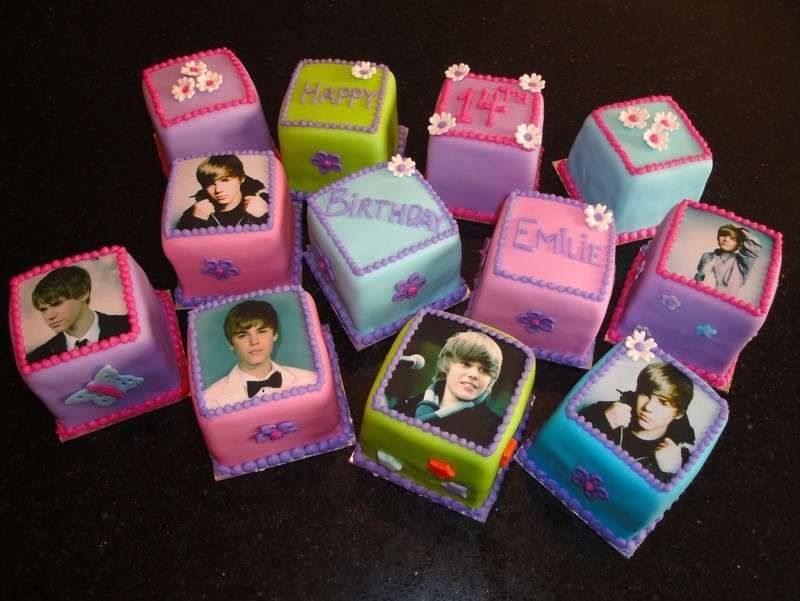 Mini torte di Justin Bieber