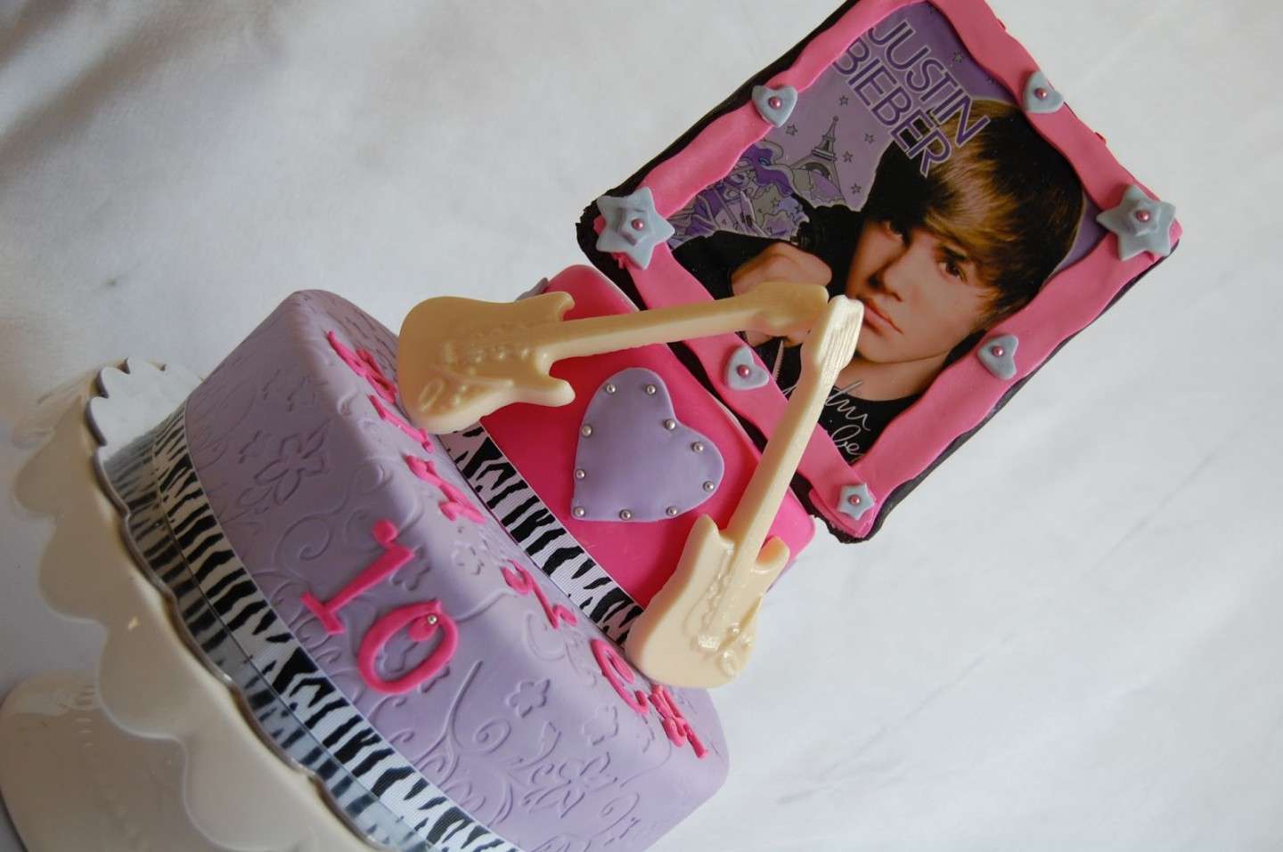 Torta di compleanno con Justin Bieber