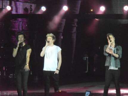 One Direction a Verona - Harry, Niall e Liam