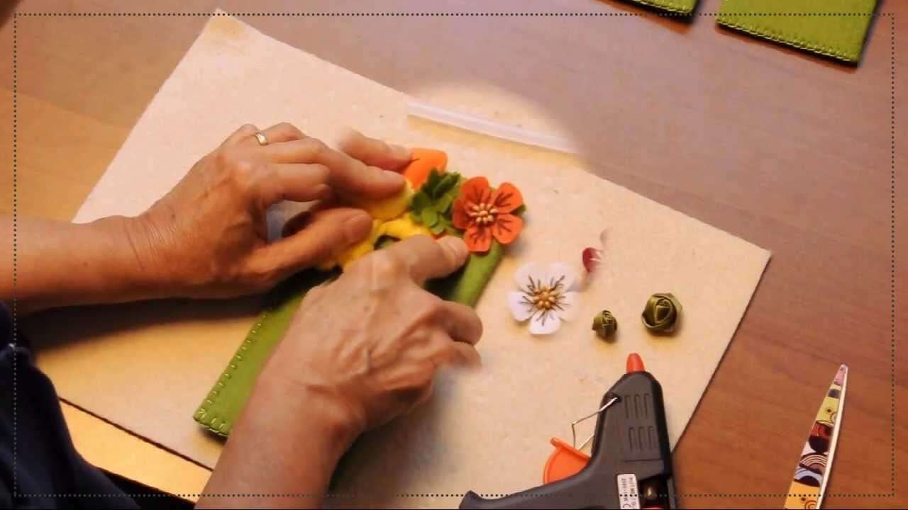 Come realizzare il portaocchiali in feltro