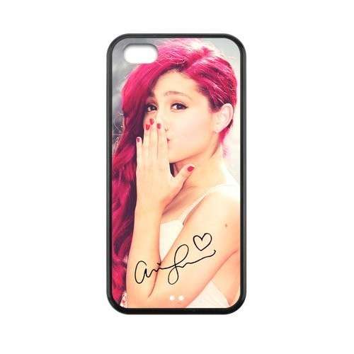 Cover per Iphone con bacio e autografo di Ariana Grande