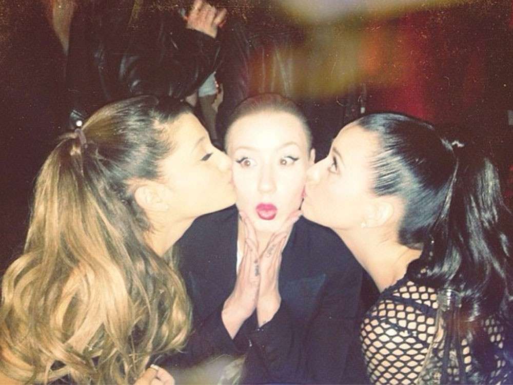 Ariana Grande e Katy Perry su Instagram
