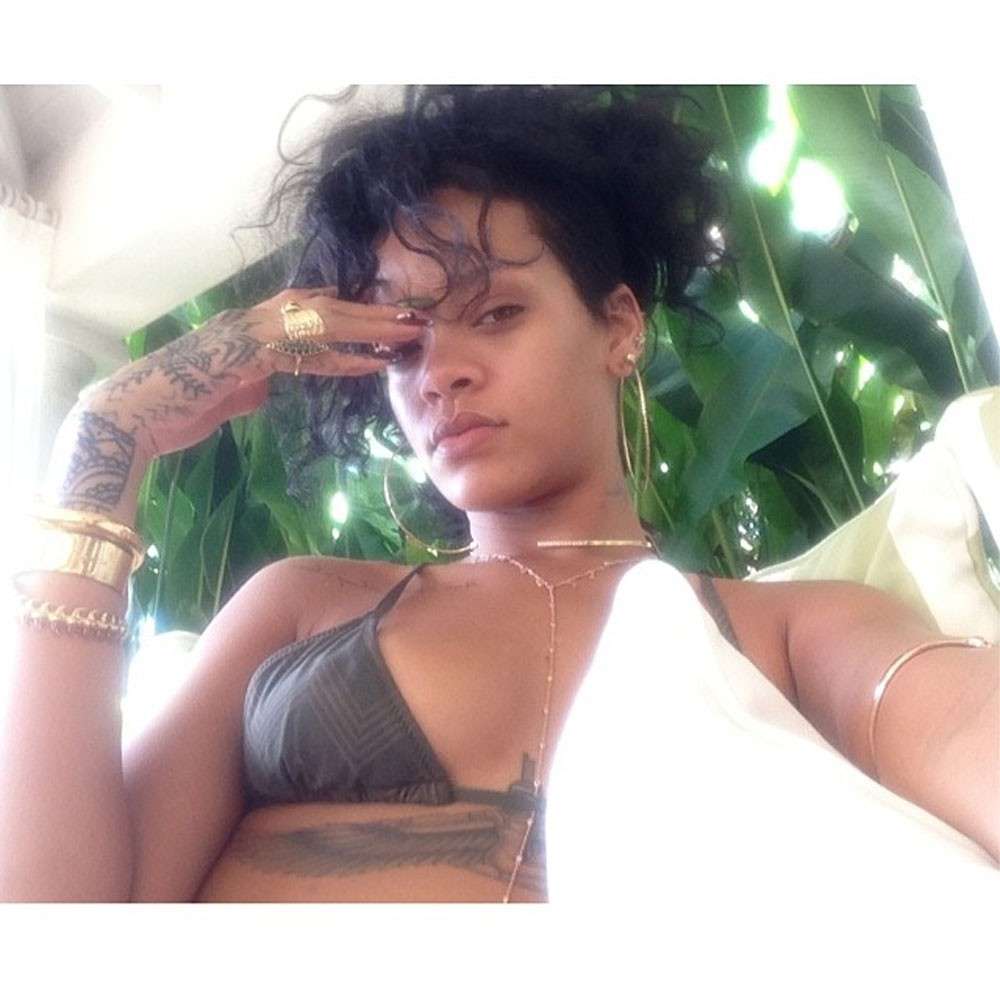 Selfie di Rihanna 