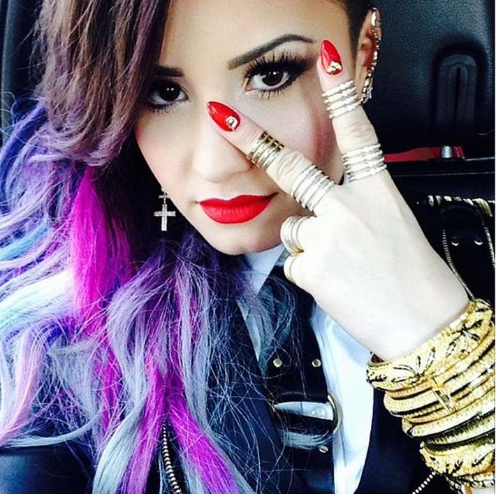 Selfie di Demi Lovato su Instagram
