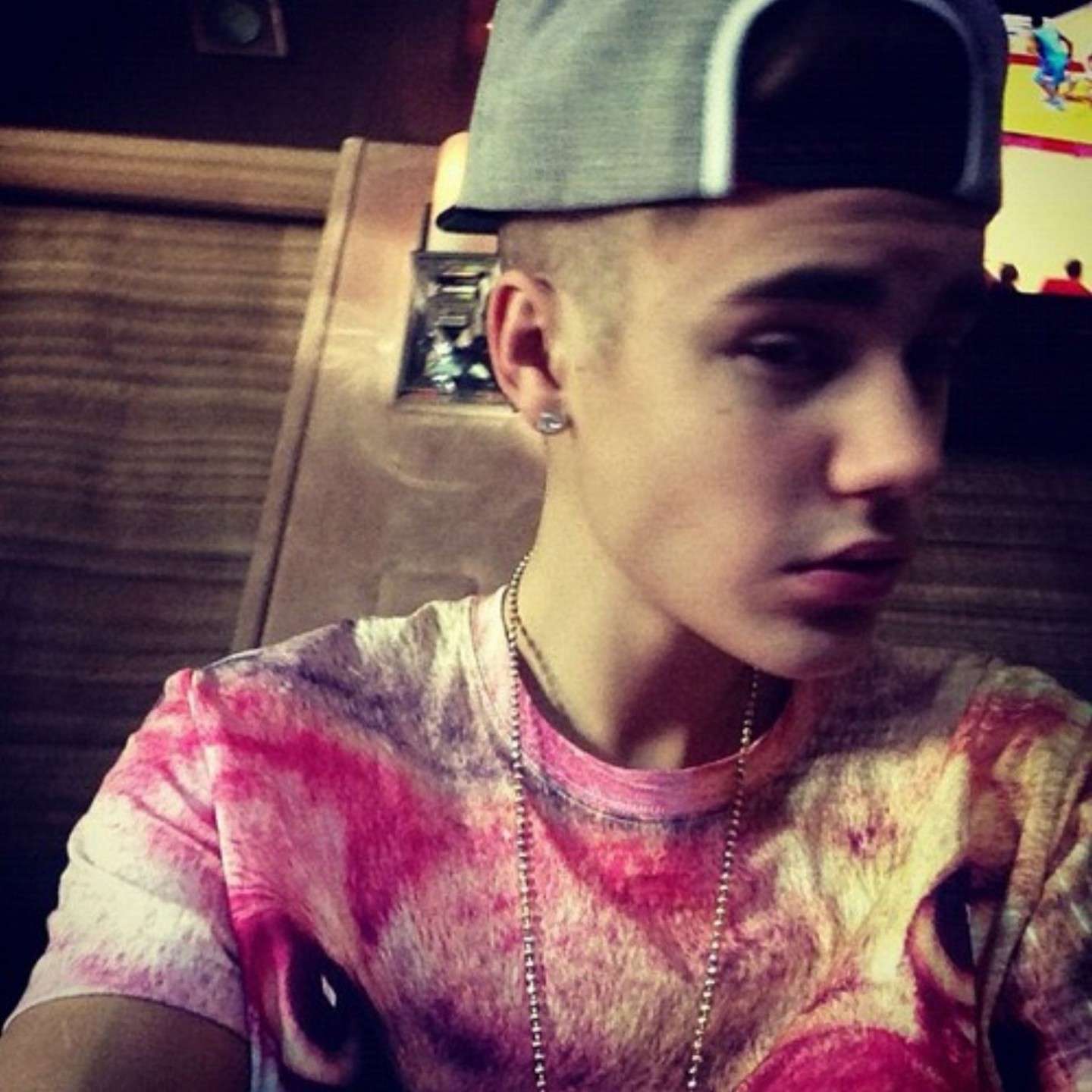 Selfie di Justin Bieber su Instagram